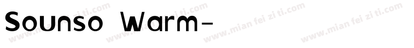 Sounso Warm字体转换